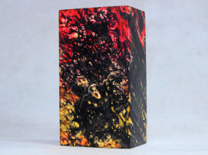 Stabilized Maple Burl Wood Mod Block